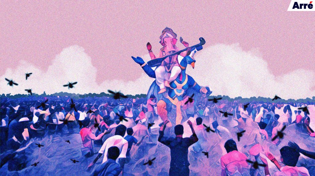Elephant Gods, Flying Insects, and Crabby Crabs: A Ganpati Visarjan Horror Story